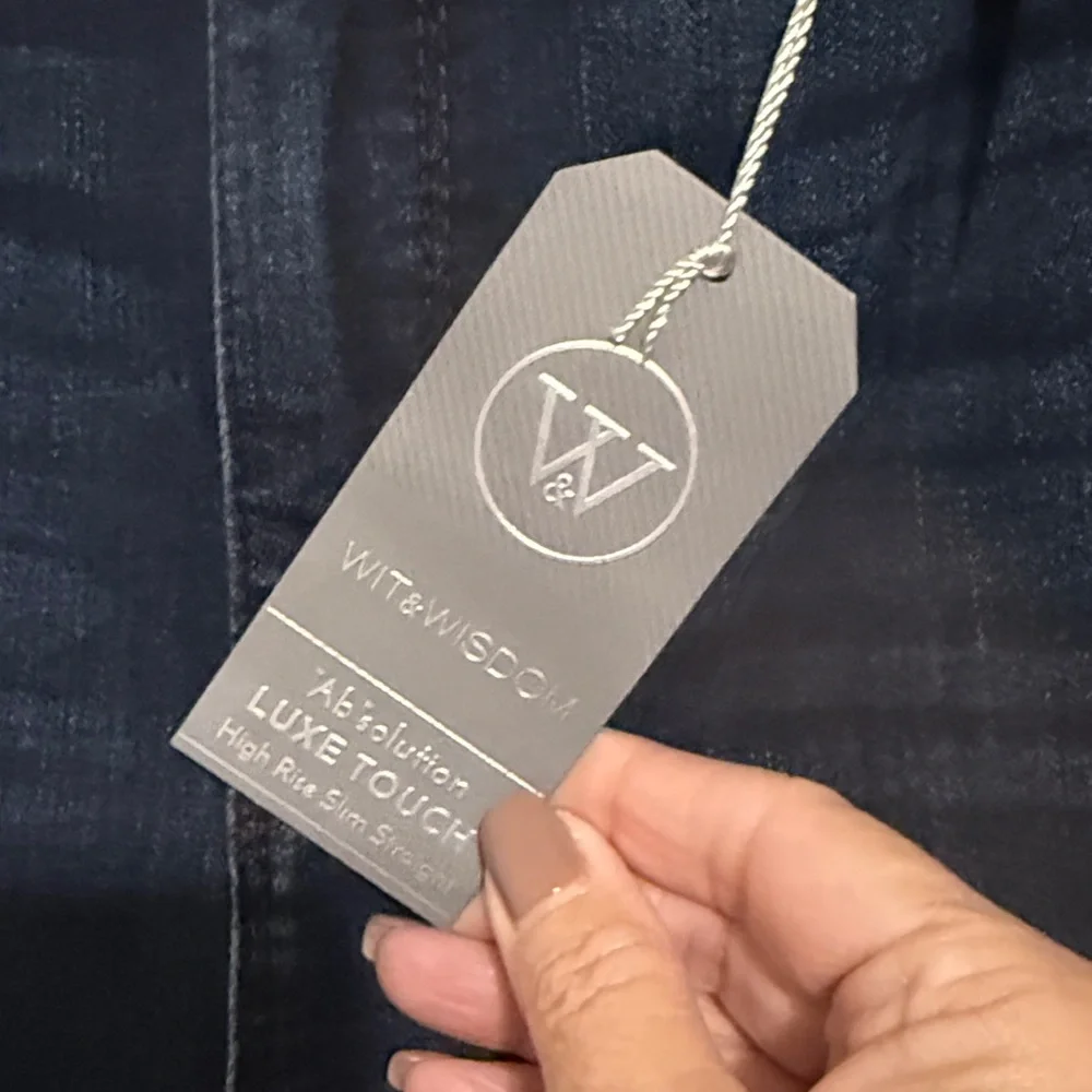 Wit & Wisdom Dark Indigo Jeans - Picture 3 of 7